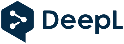 DeepL logo, original colours