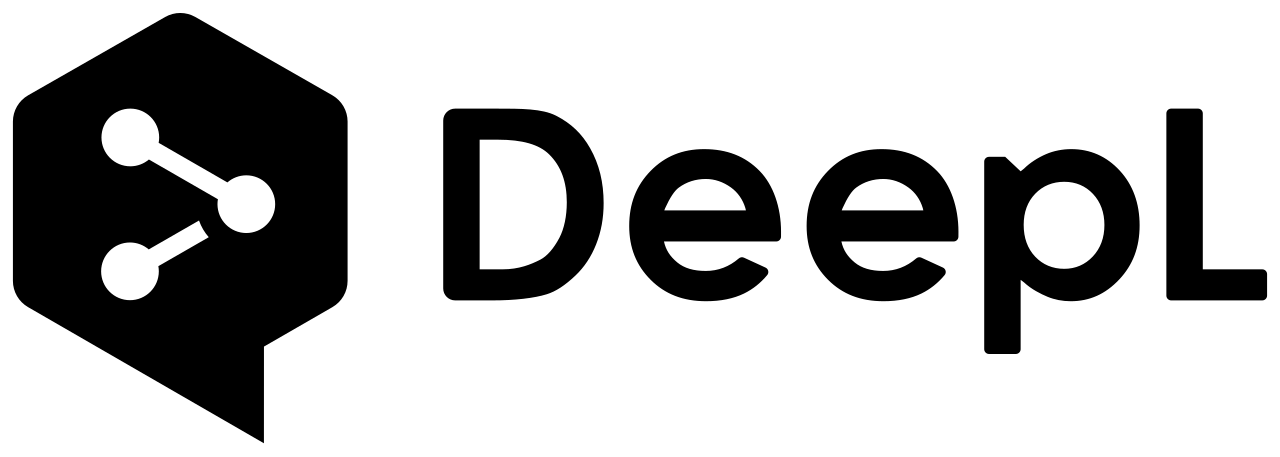 DeepL logo black