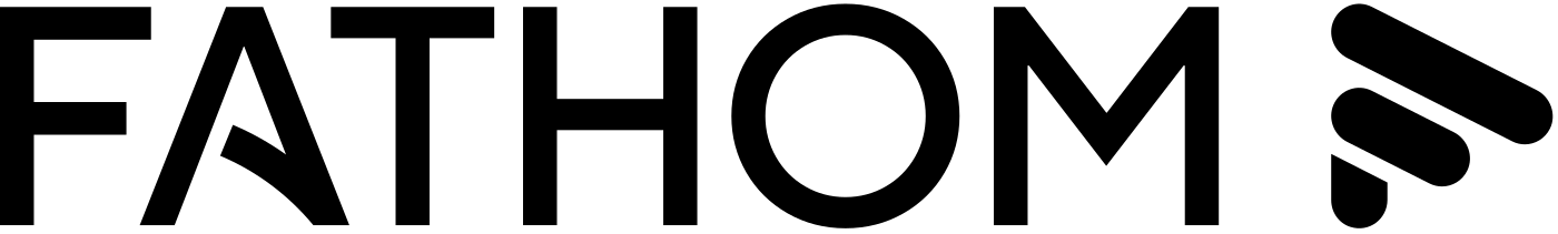 Fathom logo black