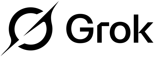 Grok logo, original colours