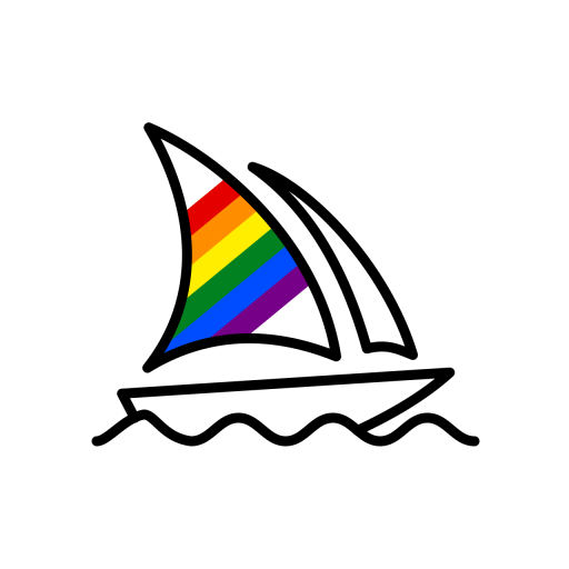 Midjourney logo, original colours
