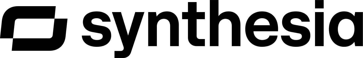 Synthesia logo black