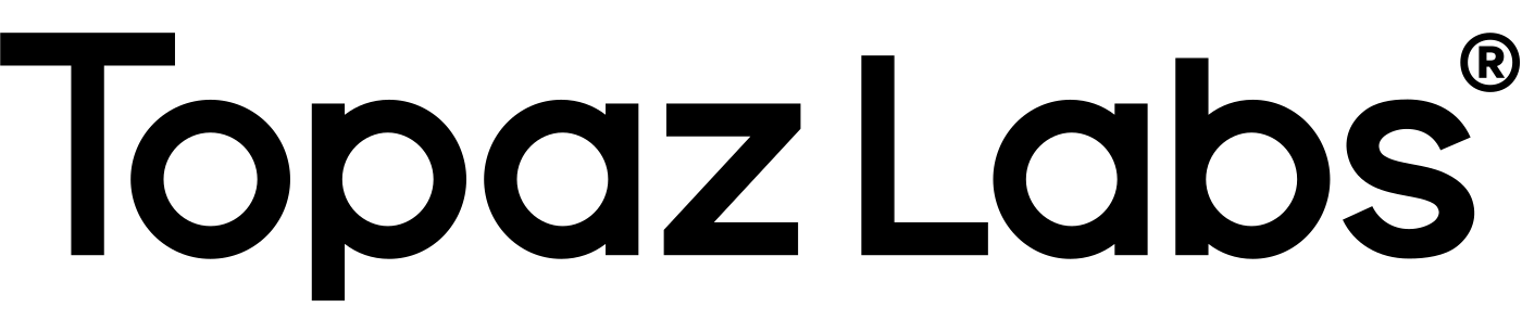 Topaz Labs logo black