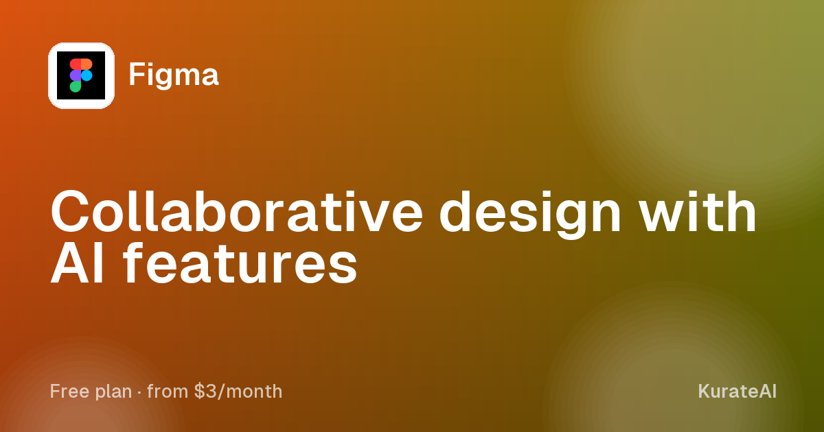 Figma: Collaborative design with AI features