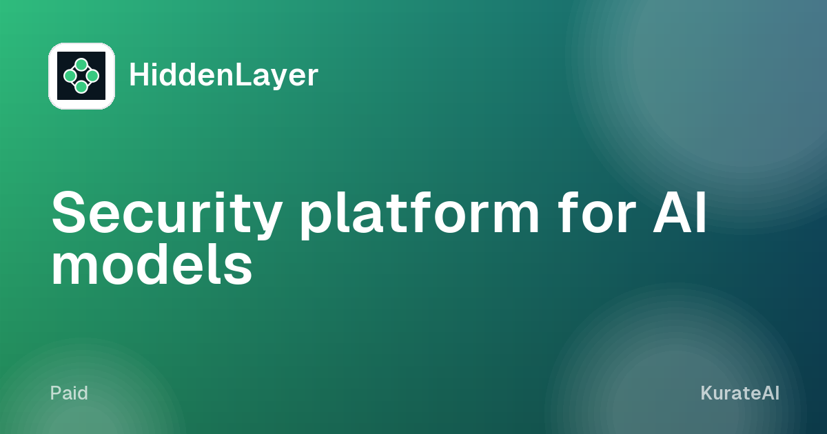 HiddenLayer: Security platform for AI models