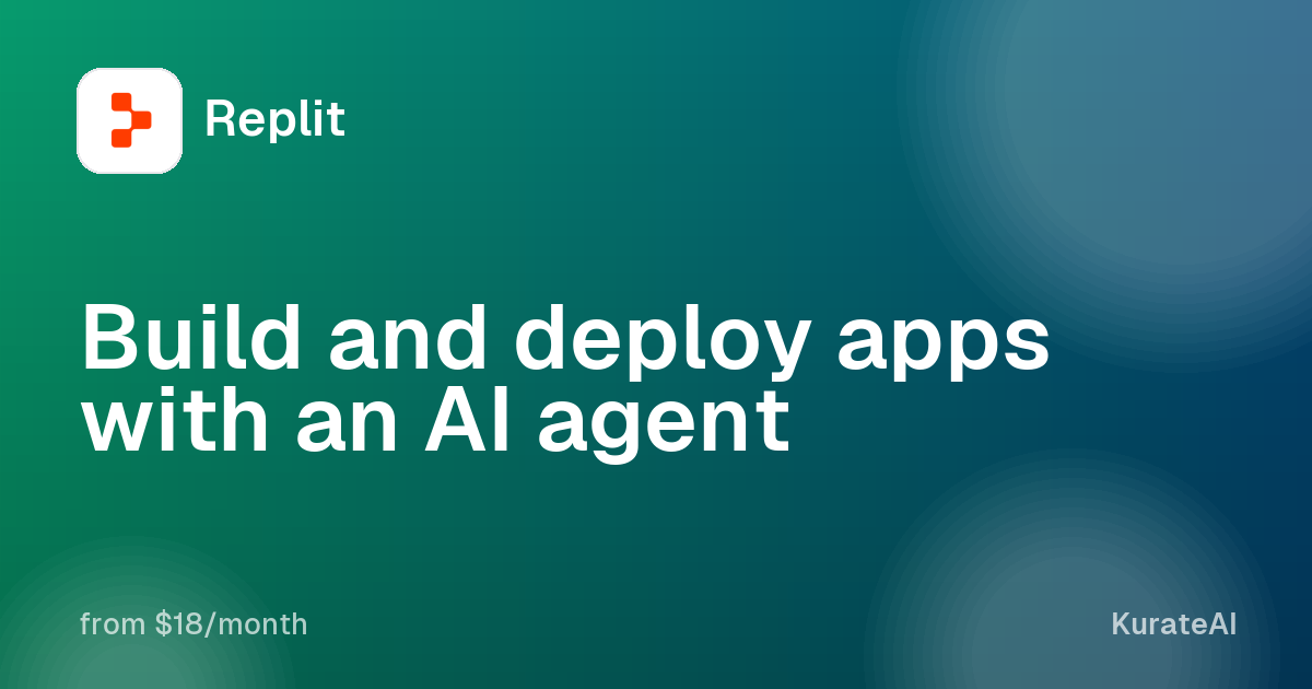 Replit: Build and deploy apps with an AI agent